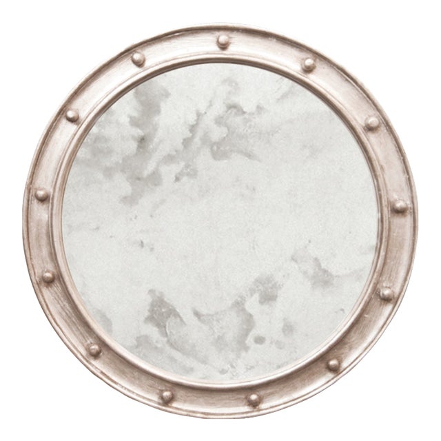 Matthew Izzo Home Federal Silver Leaf Wall Mirror For Sale