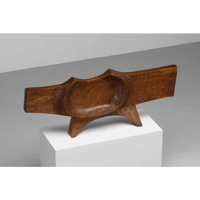 Yasuo Fuke, Abstract Sculpture, 1960, Mahogany For Sale - Image 11 of 18