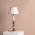 Onyx Brass Table Lamp by Marmo Lusso For Sale - Image 4 of 4