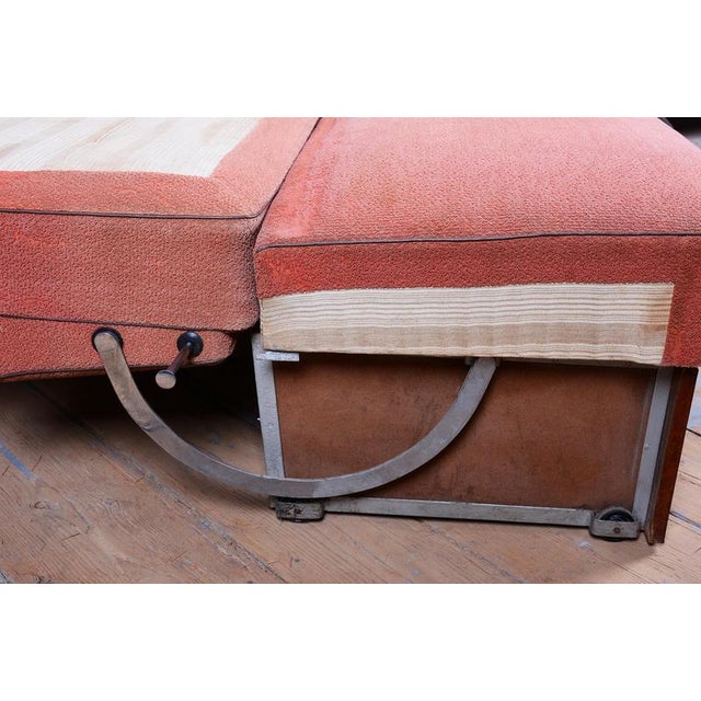 Bauhaus Seating Set in Tubular Chrome-Plated Steel, Czech, 1940s, Set of 3 For Sale - Image 11 of 14