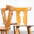 Industrial Handmade Blonde Dining Chairs, Alsace, France, 1950s, Set of 6 For Sale - Image 8 of 11