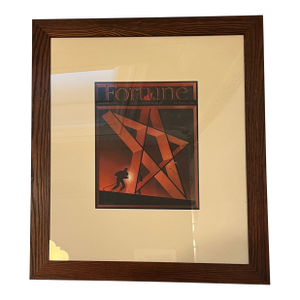 Art Deco Fortune Magazine Cover December 1938 - Framed