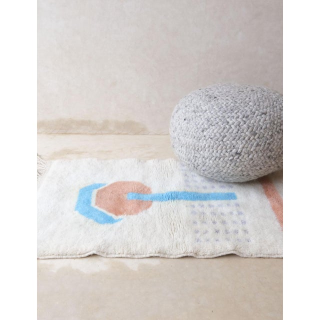 Contemporary Small Moroccan Beni Mrirt Rug - 4.5 X 2.8 Ft For Sale - Image 3 of 8