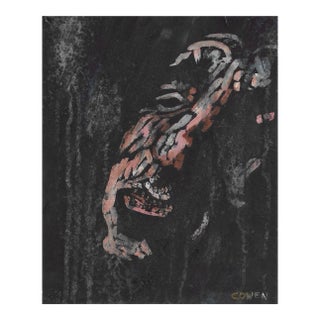 1990s Beth Cowen Modern Portrait Painting For Sale