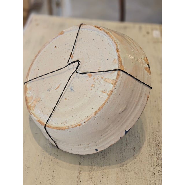 Mid 19th Century Spanish Ceramic Fajalauza Bowl From Granada For Sale - Image 4 of 7