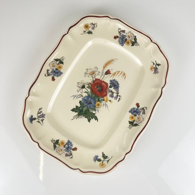 20th Century Rectangular Dish Agreste from Sarreguemines, 1940s For Sale - Image 10 of 10
