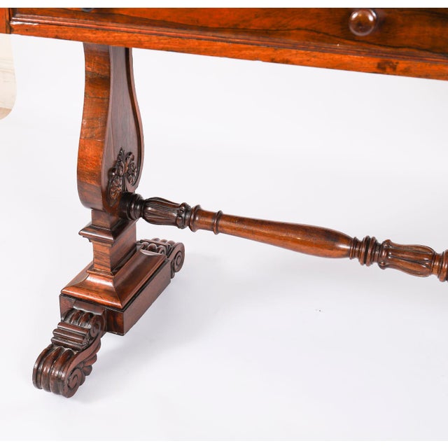 Antique Regency Library Desk by Gonçalo Alves, 19th Century For Sale - Image 14 of 18