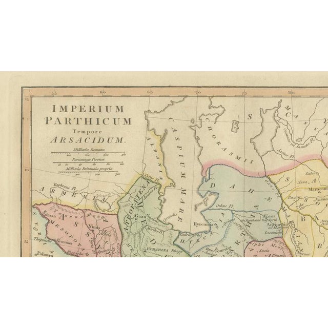 Parthian Empire Map of Arsacid Middle East and Bactria from Wilkinson, London, 1817 For Sale - Image 4 of 9