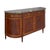 French Louis XVI Style Flame Mahogany Enfilade With Sainte-Anne Marble, Circa 1900 For Sale - Image 4 of 9