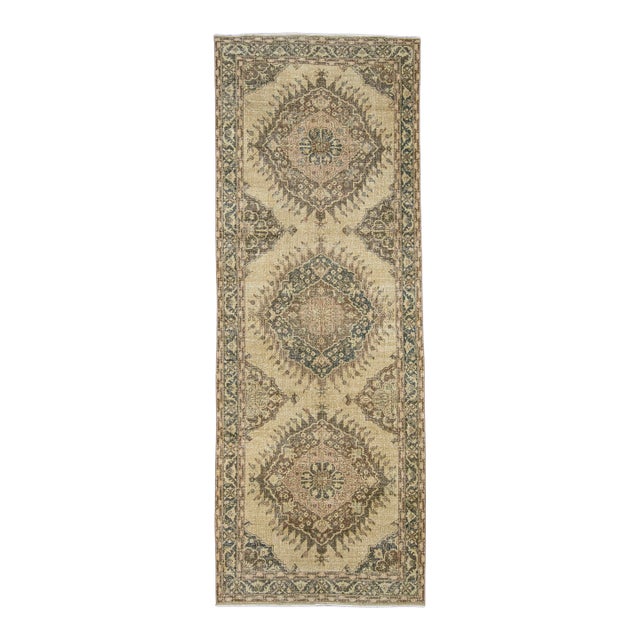 Turkish Vintage Rug 5' x 13'8" #21121 For Sale