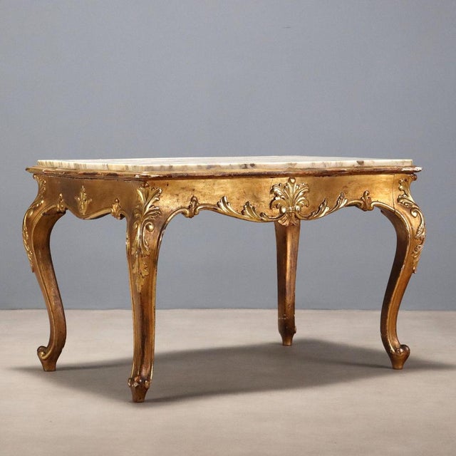 Baroque Coffee Table in Fir Wood For Sale - Image 9 of 10
