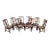 Thomasville Chippendale Style Carved Mahogany Dining Chairs - Set of 8 For Sale