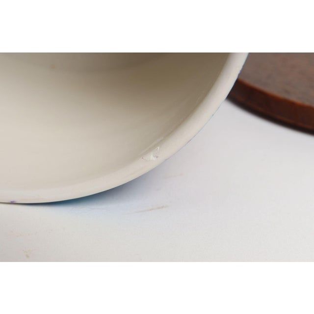Vintage Elfi Stadler for Schramberg Faience Ceramic Lidded Jar / Canister / Box For Sale - Image 16 of 17
