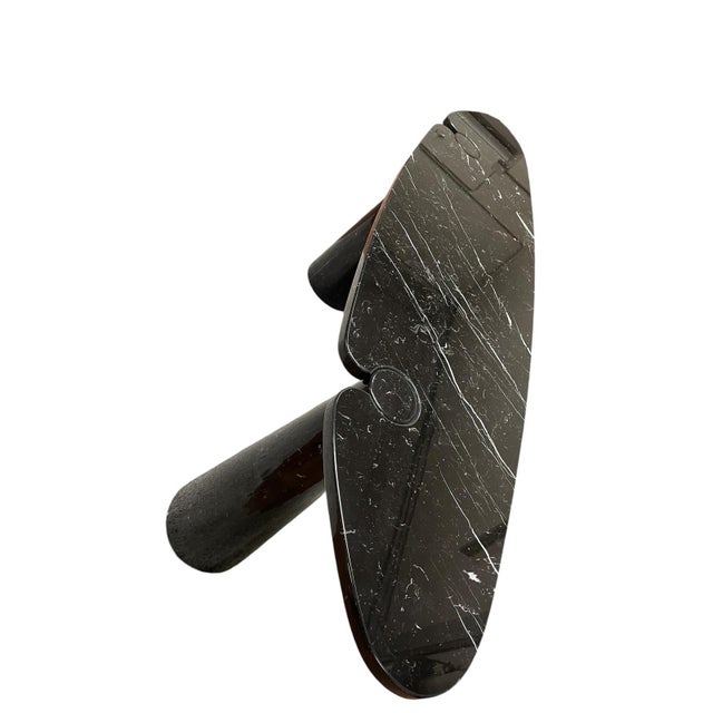 Stone Black Marble Eros Console by Angelo Mangiarotti for Skipper, 1990s For Sale - Image 7 of 8