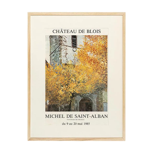 Michel de Saint-Alban Exhibition Poster For Sale