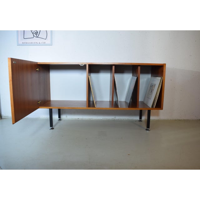 1960s Vintage Record Sideboard in Teak, 1960s For Sale - Image 5 of 8