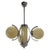 Art Deco Chandelier in Glass and Nickel, Europe, 1930s For Sale - Image 13 of 13