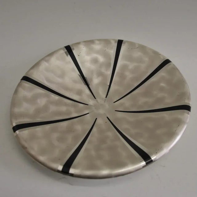 German Art Deco Silver-Plated Metal Shell from WMF, 1950s For Sale - Image 4 of 9