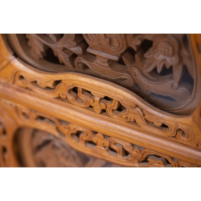 Custom Teak Cabinet For Sale - Image 4 of 4