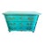 French Louis XIV Style Turquoise Chest of Drawers Attributed to Moissonnier For Sale