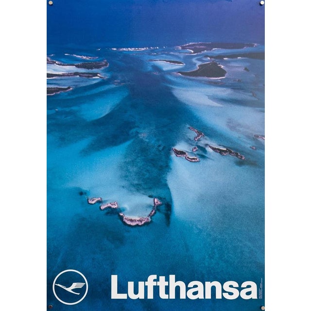 Lufthansa Bahamas Travel Poster, 1976 For Sale - Image 9 of 9