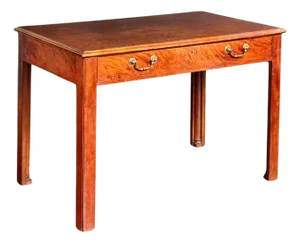 English Writing Table or Desk of Mahogany With Slide From the Georgian Period