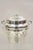 Modern Vintage Fisher K308 Modern Silver Plated Lidded Ice Bucket With Glass Liner For Sale - Image 3 of 10