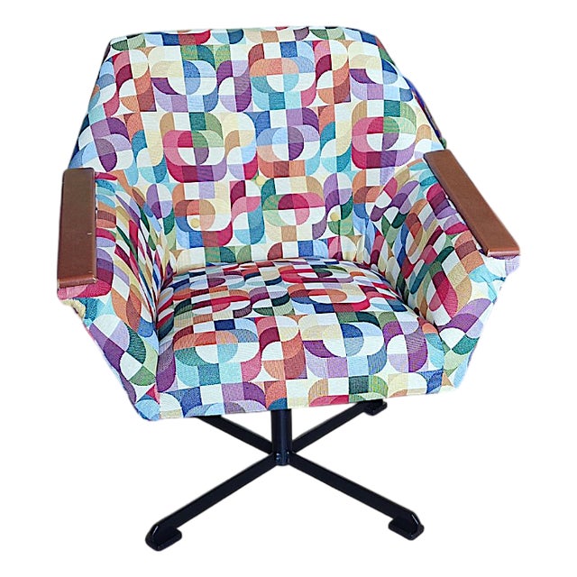 Mid-Century Modern Swivel Chairs, Germany, 1970s, Set of 2 For Sale