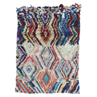 Moroccan Boucherouite Rug For Sale