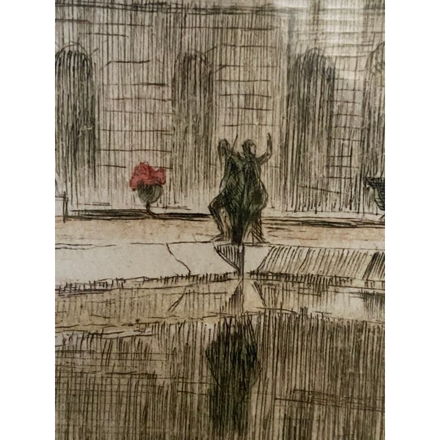 Classical Roman Parisian Etching Reproduction Print For Sale - Image 3 of 8