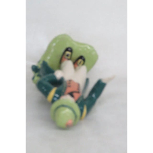 Ceramic Arts Studio Madison Wi Green Swedish Man Figurine For Sale - Image 11 of 12