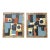 Two Contemporary Original Abstract Paintings by Stephen Heigh “Reunion 1-2” (Set of Two) For Sale