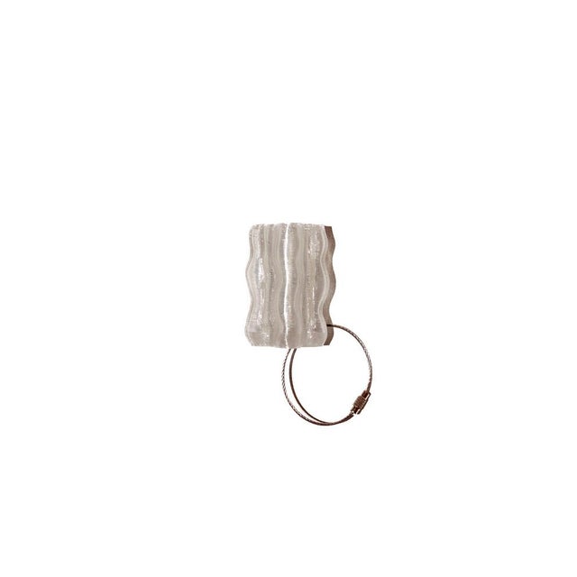 Transparet magma keyring by mana dimensions: d 4 x w 4 x h 6 cm. Materials: recycled pet from post-consumer plastics,...