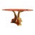 Hollywood Regency Solid Brass Dolphin Dining Table For Sale