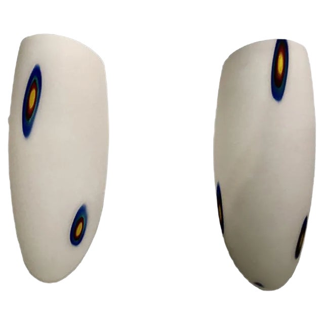 Murano Glass Sconces from De Mayo, 1970s, Set of 2 For Sale