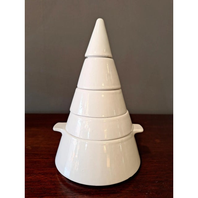 Cono Model Stacking Tableware Set by Ambrogio Pozzi for Pierre Cardin, Italy, 1960s For Sale - Image 13 of 13