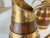 1930s Oak and Brass Barrel Form Pitchers from Gerard Lafitte, France, 1933, Set of 3 For Sale - Image 5 of 13