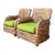 Late 20th Century Vintage Twisted Rattan Lounge Chairs After Ralph Lauren - A Pair For Sale - Image 5 of 18