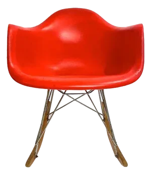Vintage Mid-Century Modern Style Rocking Chair