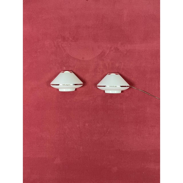 Mid-Century Italian Murano Glass Wall Lamps, 1960s, Set of 2 For Sale - Image 9 of 12