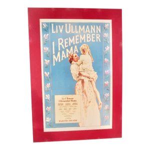 I Remember Mama Theater Show Poster