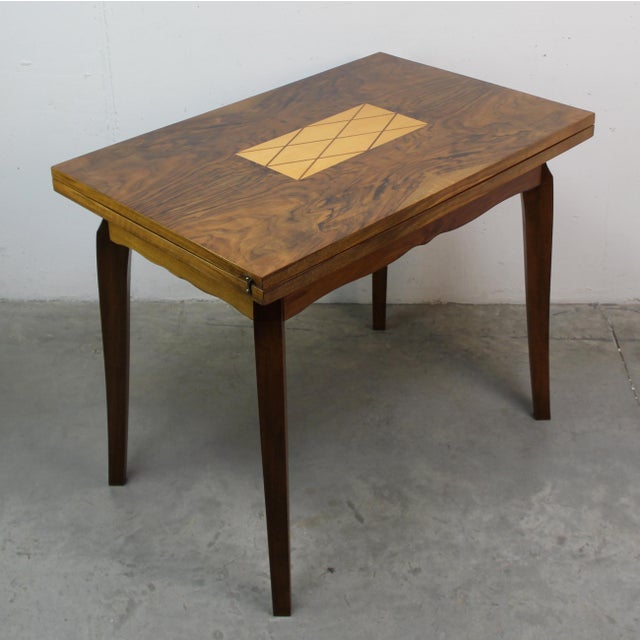 French Art Deco Extendable Book Table, 1940s For Sale - Image 11 of 11