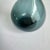 Arthur Percy Mid Century Blue Art Glass Vase Attributed to Arthur C Percy for Galluskruf 9.25" For Sale - Image 4 of 6