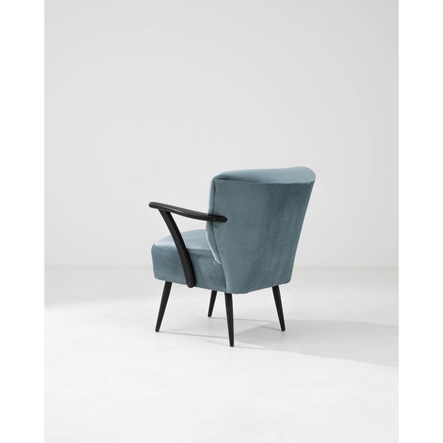 20th Century Danish Upholstered Armchair For Sale - Image 4 of 18