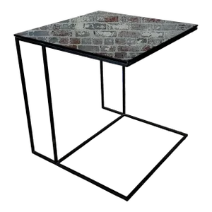 Minotti - Black Glass Tavolino - Cube Coffee Table