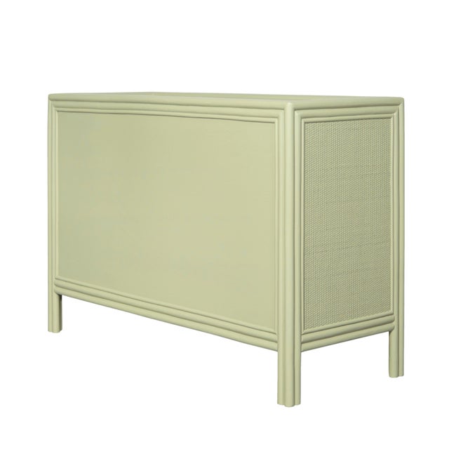 Wood Bermuda Six-Drawer Dresser - Celery Green For Sale - Image 7 of 9