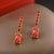Rubellite Tourmaline Ruby Earrings 14k Gold 1.25 TCW Certified For Sale - Image 13 of 18