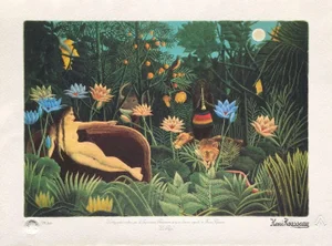 1990 After Le Douanier Rousseau The Dream Lithograph