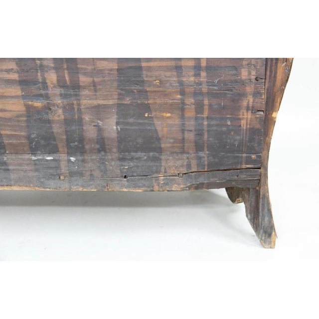Late 19th Century Swedish French Rococo Parquetry Gilt Bronze Mounted Commode or Bombay Chest For Sale - Image 13 of 15