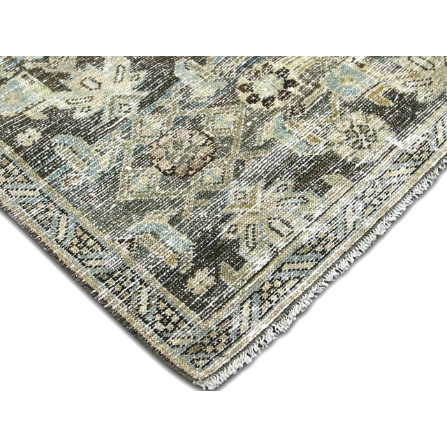 Transitional 1940s Persian Melayer Rug For Sale - Image 3 of 5